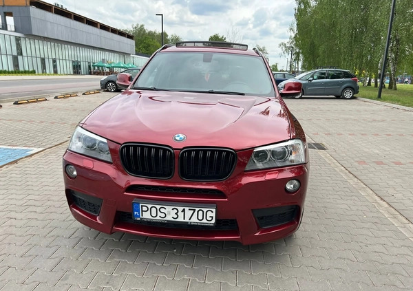 BMW X3 cena 65000 przebieg: 252000, rok produkcji 2012 z Ścinawa małe 232